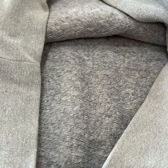 Element Highland Henley Hoodie Gray Tight-Knit Exterior + Brushed Fleece Inside - Picture 8 of 8